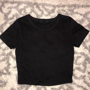 Forever 21 black crop top
